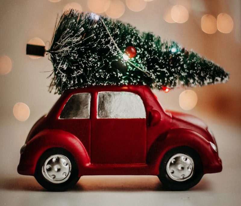 red volkswagen beetle scale model